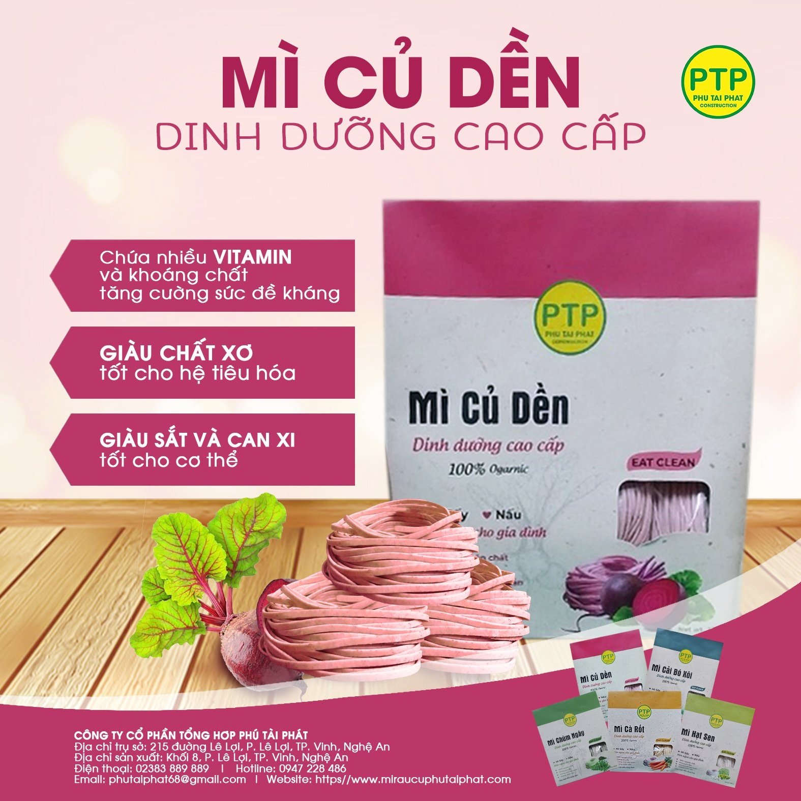 Mì củ dền